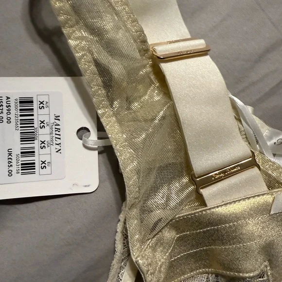 Honey Birdette Marilyn Ivory Thong - Picture 7 of 8